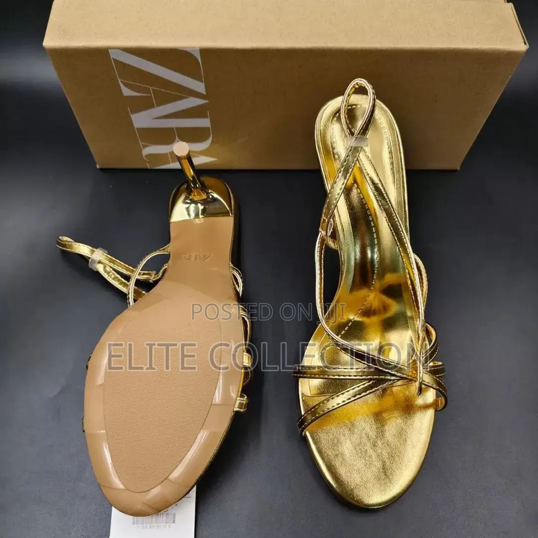 Zara Low Heel Sandals Size’s: 37-42 Colors: As Displayed