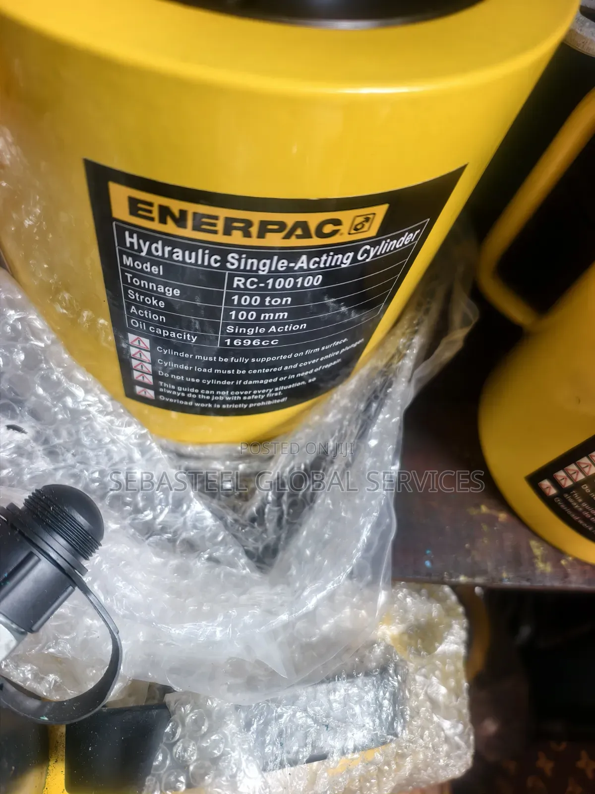 100ton ENERPAC Hydraulic Single-Acting Cylinder.