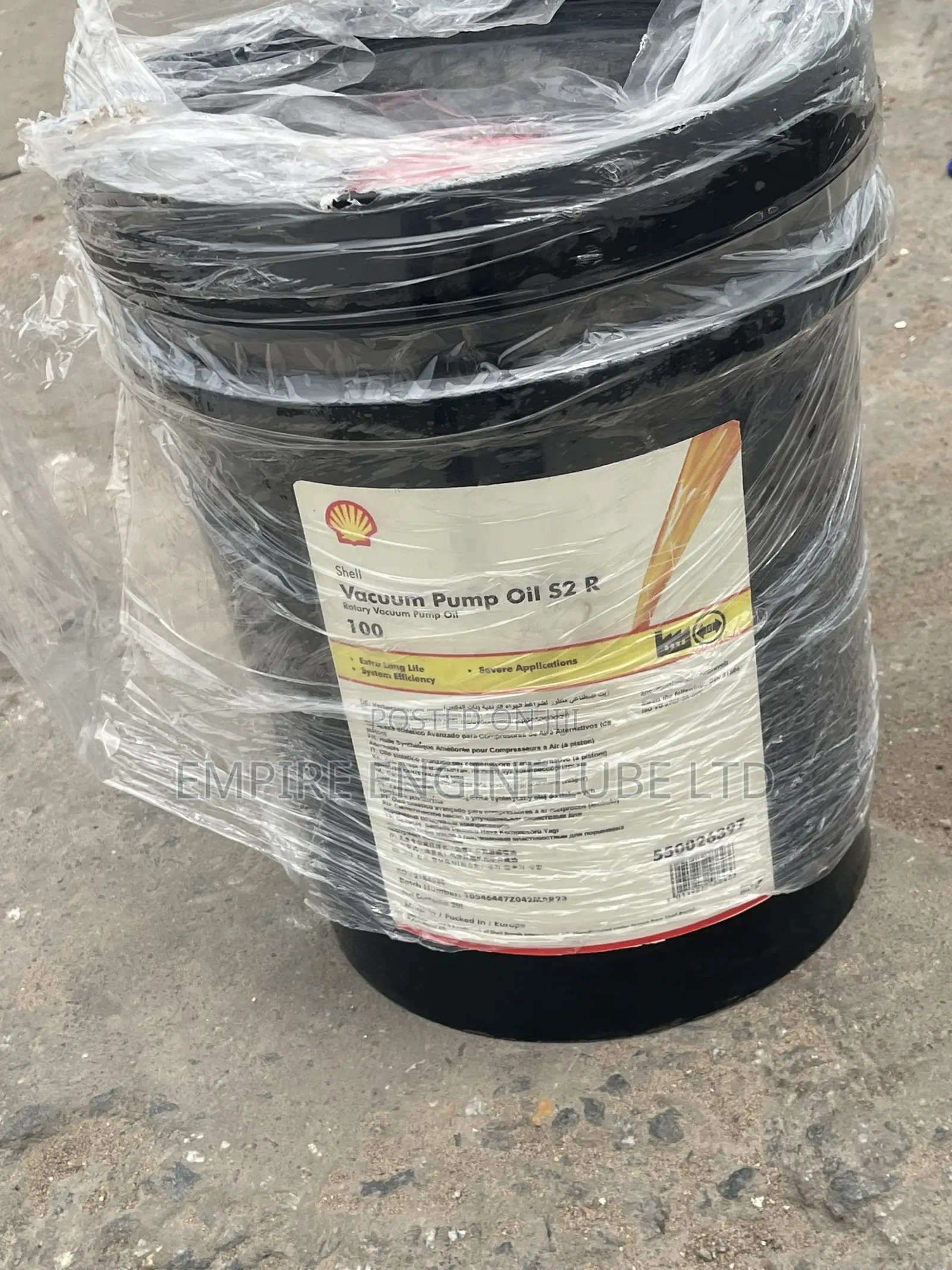 Shell Vacuum Pump Oil S2 R 100