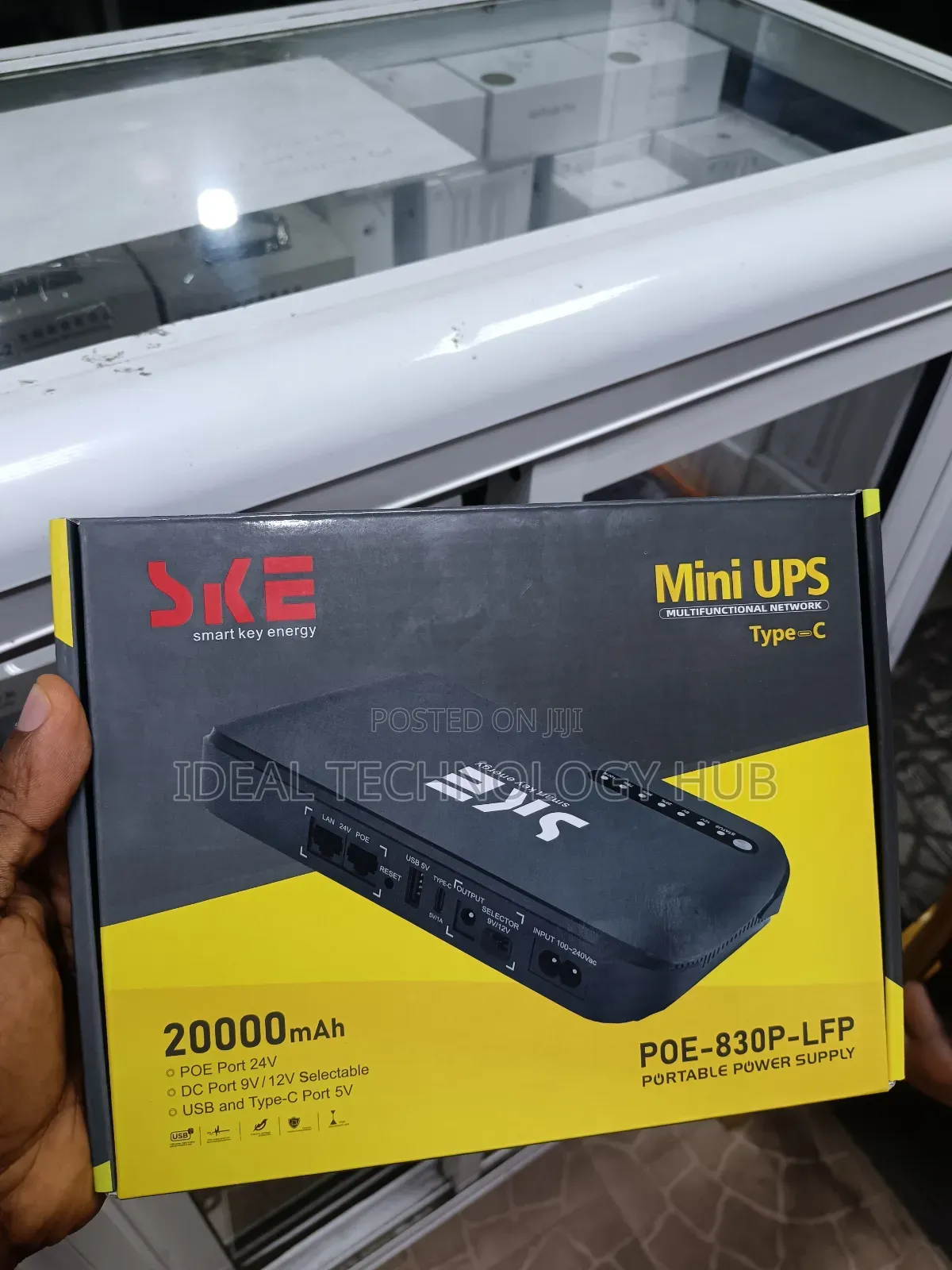 SKE Mini Ups 20000mah POE 830P LFP Router