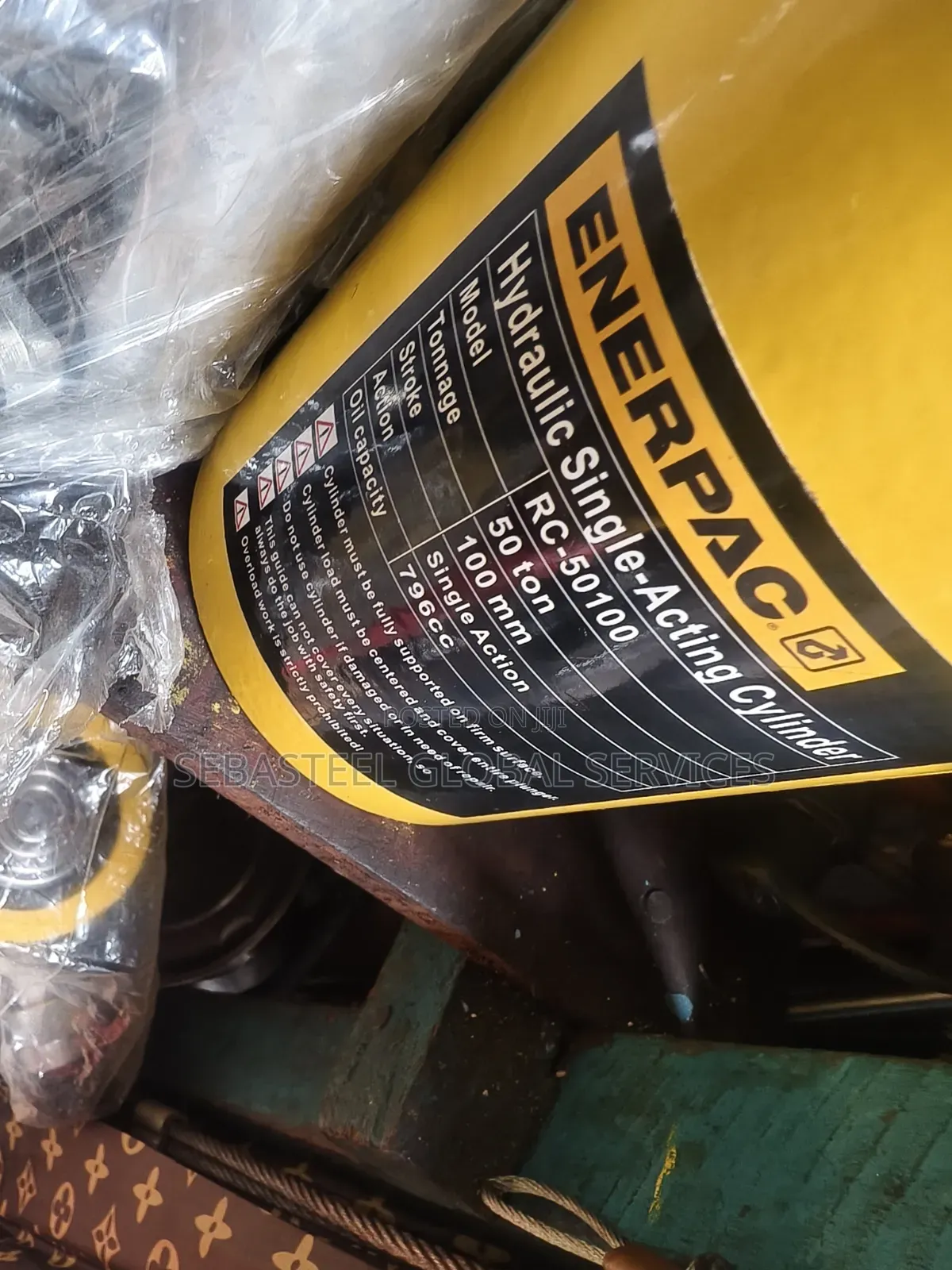 ENERPAC RC-50100 Hydraulic Single-Acting Cylinder – 50 Ton