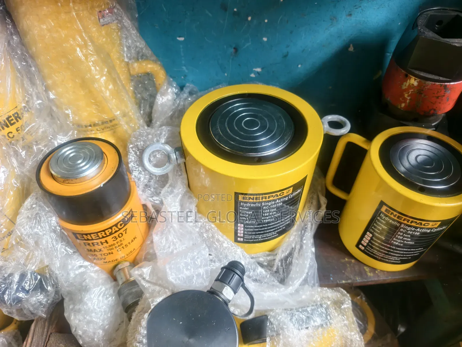 ENERPAC RC-50100 Hydraulic Single-Acting Cylinder – 50 Ton