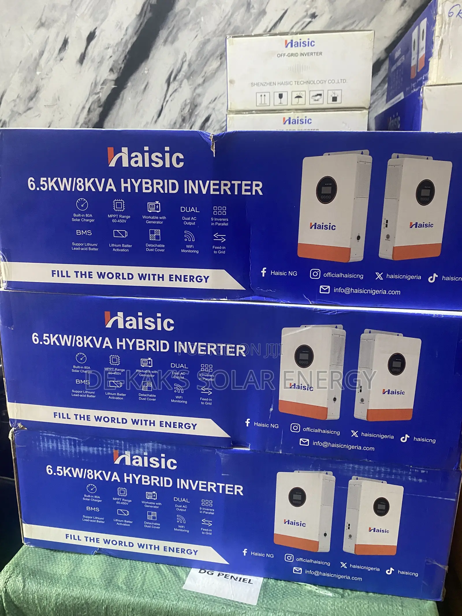 6.5kva 48v Haisic Hybrid Inverter