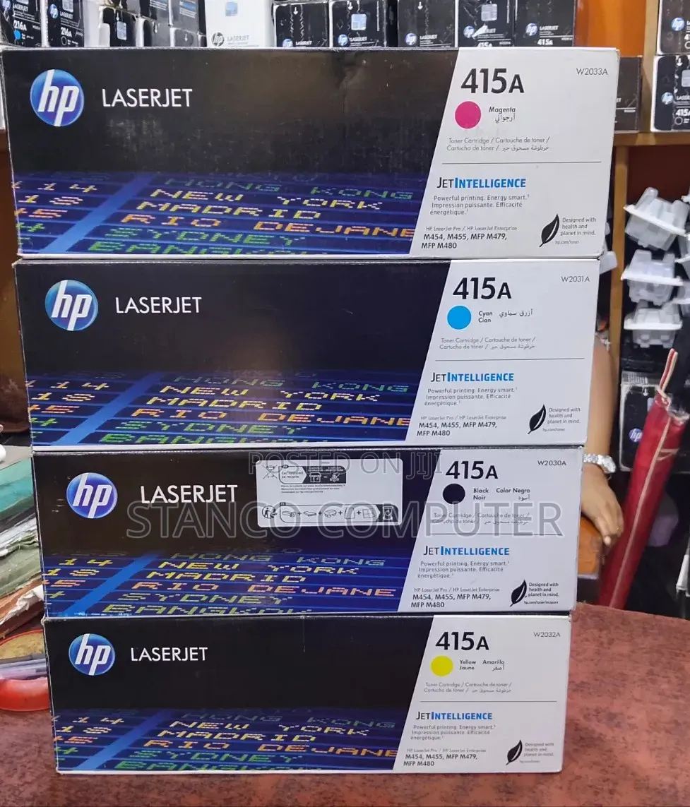 HP Original Toner (415A) Cartridge Cyan, Magenta & Yellow
