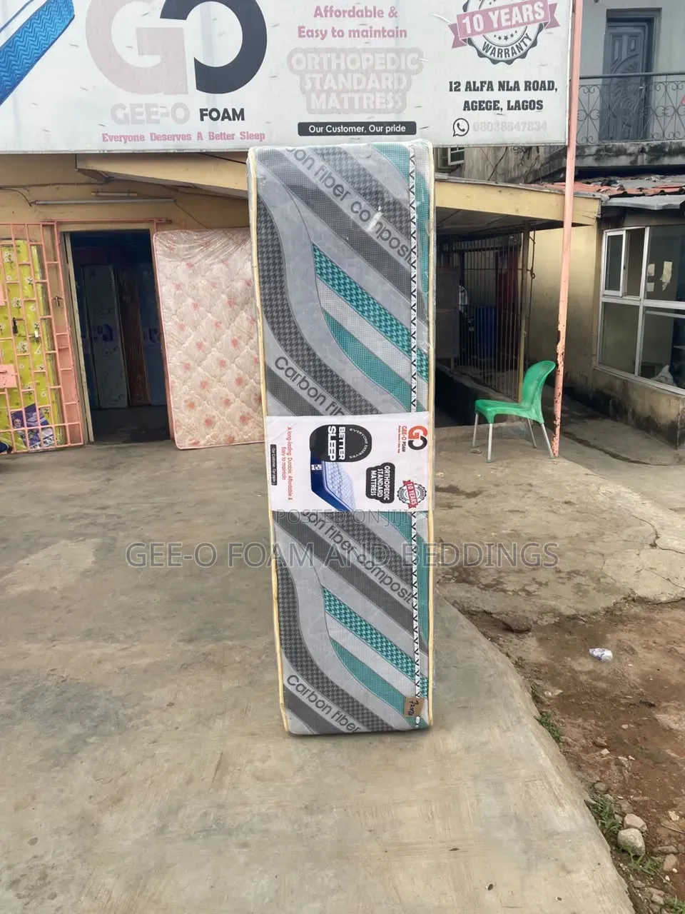 6x6 Orthopedic Standard Mattress