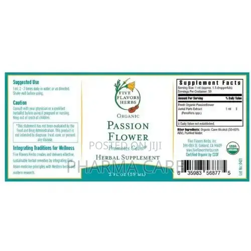 Passion Flower Tincture 59 Ml