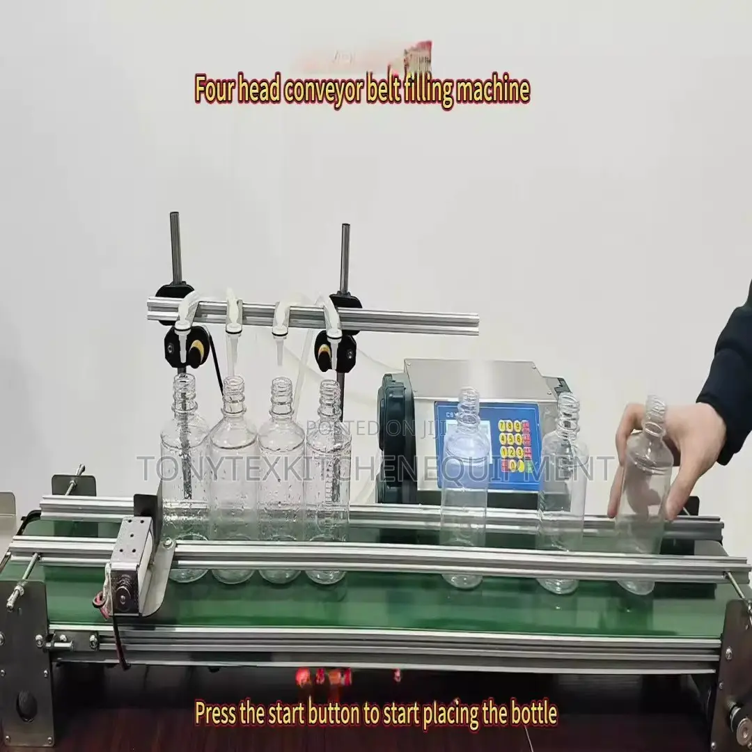Commercial 4-Head Liquid Filling Machine