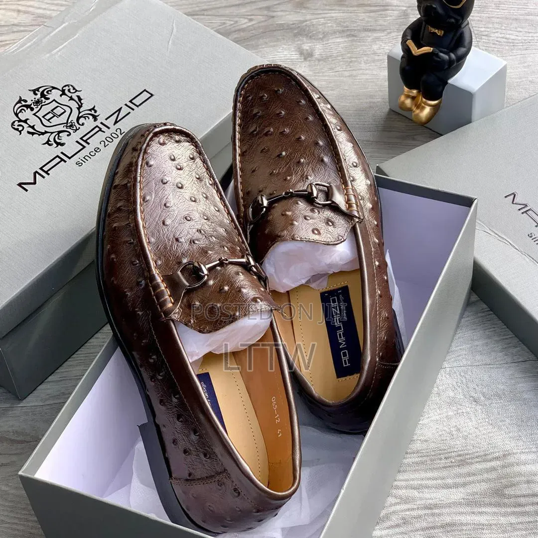 MAURIZIO Men's Luxury Leather Slip-on Loafers