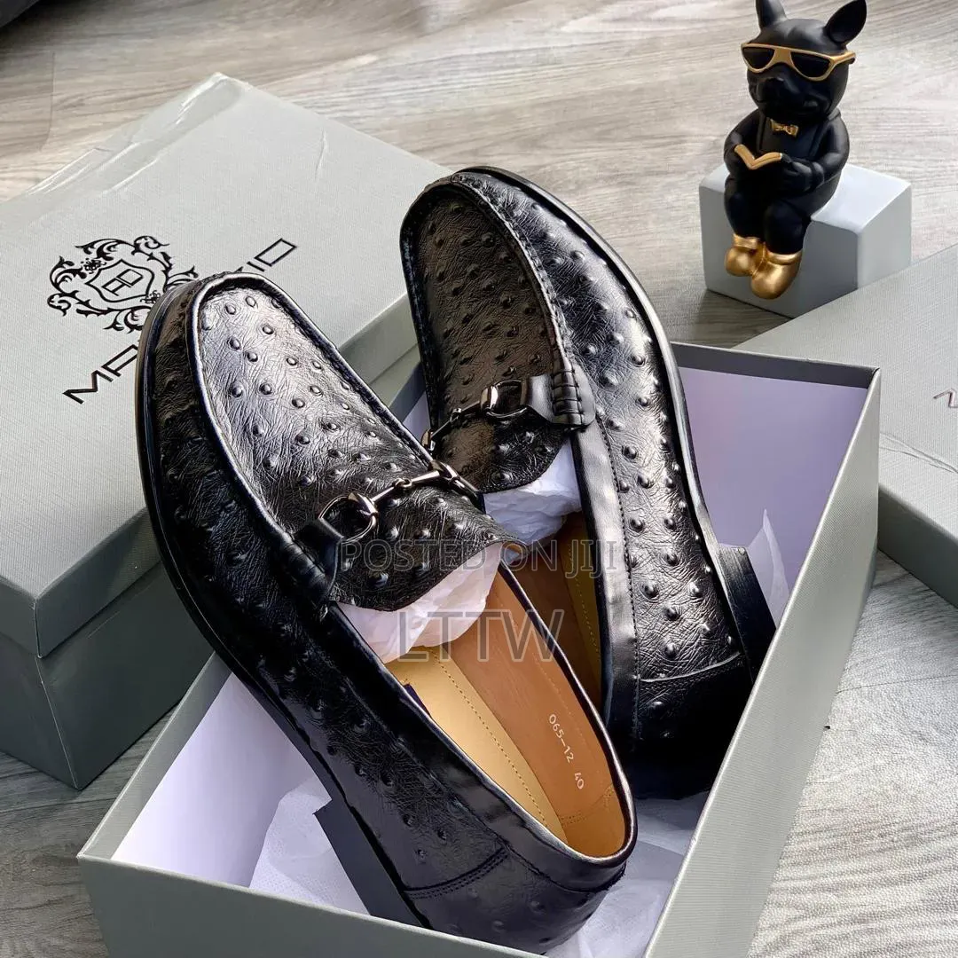 MAURIZIO Men's Luxury Leather Slip-on Loafers