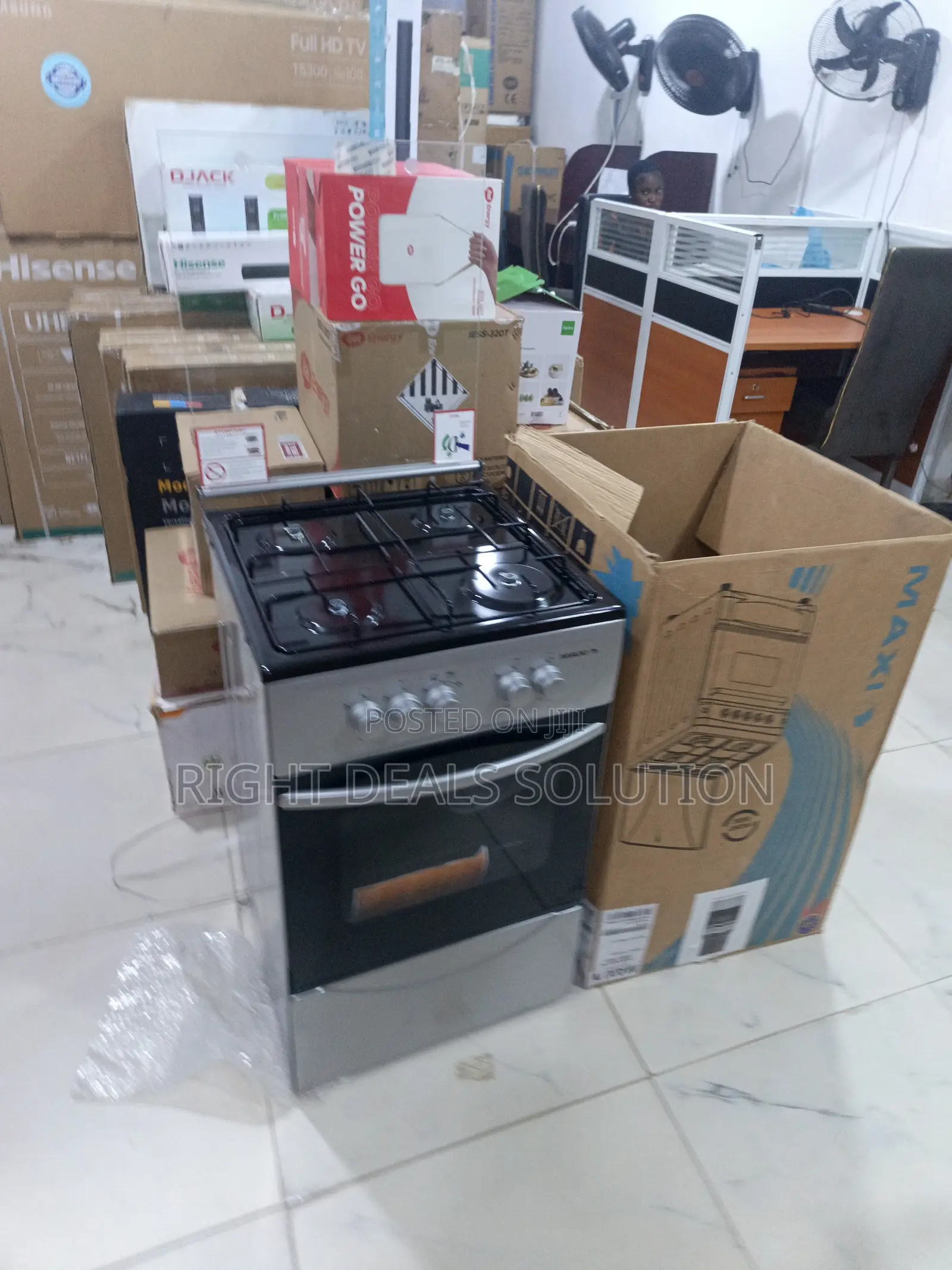 4-Burner Kitchen Gas Cooker