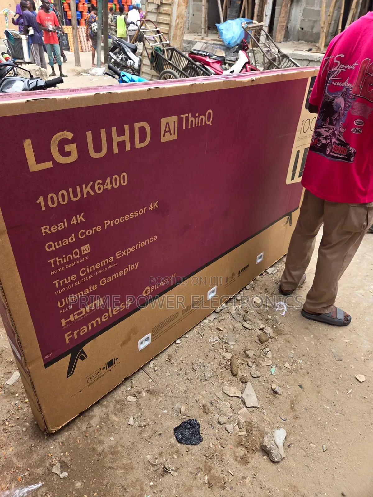 Massive 100 Inches LG UHD Frameless Smart TV