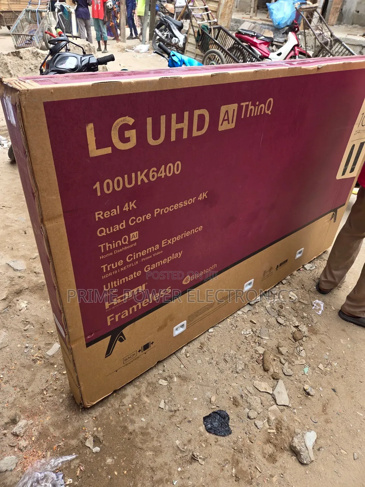 Massive 100 Inches LG UHD Frameless Smart TV