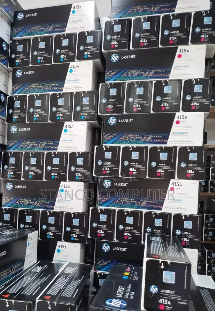 HP Original Toner Cartridge (Genuine 415)a Cyan & Magenta