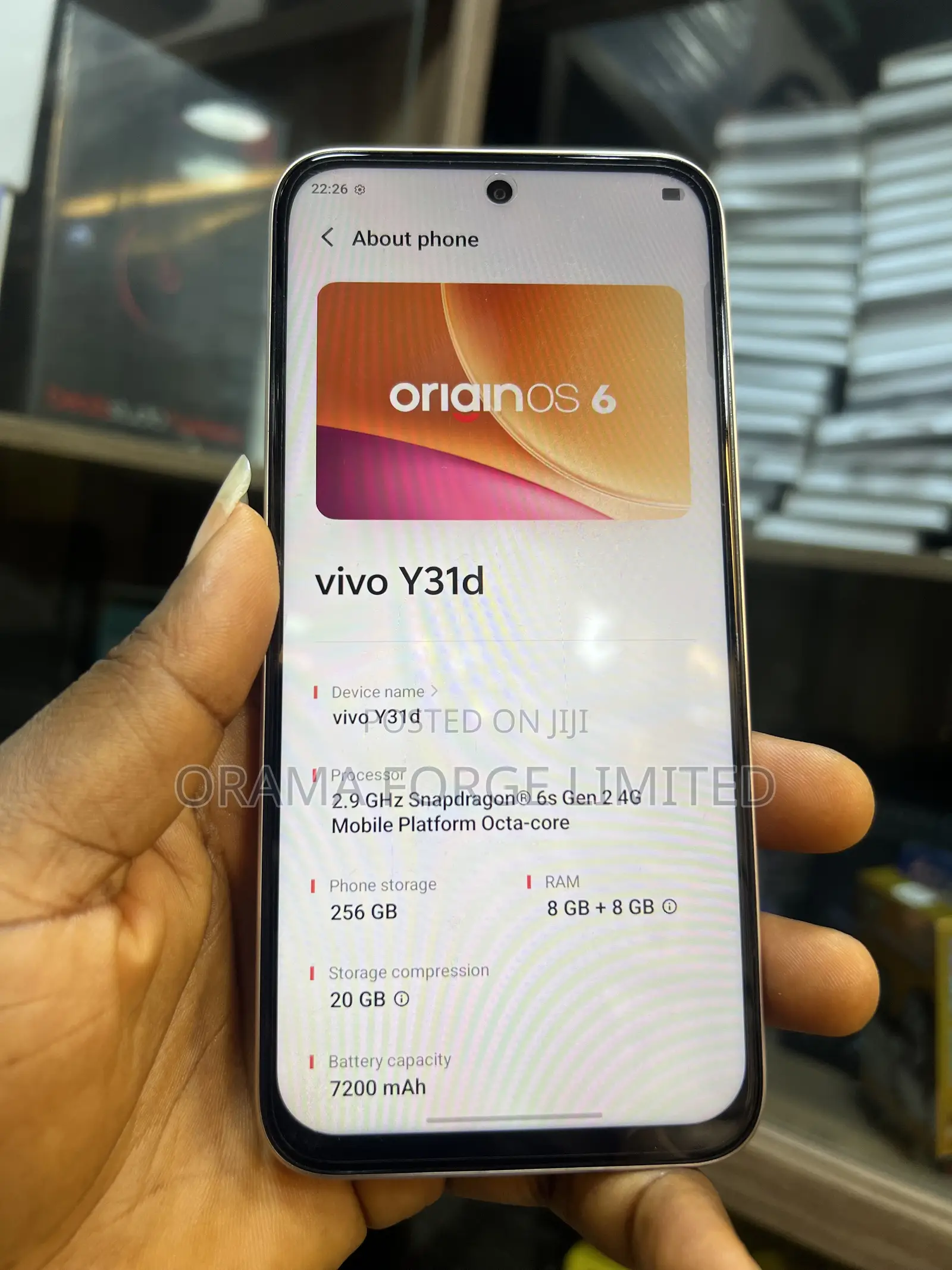 Vivo Y31d 256 GB White