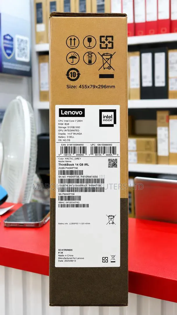 New Laptop Lenovo Thinkbook 14 8GB Intel Core i7 SSD 512GB