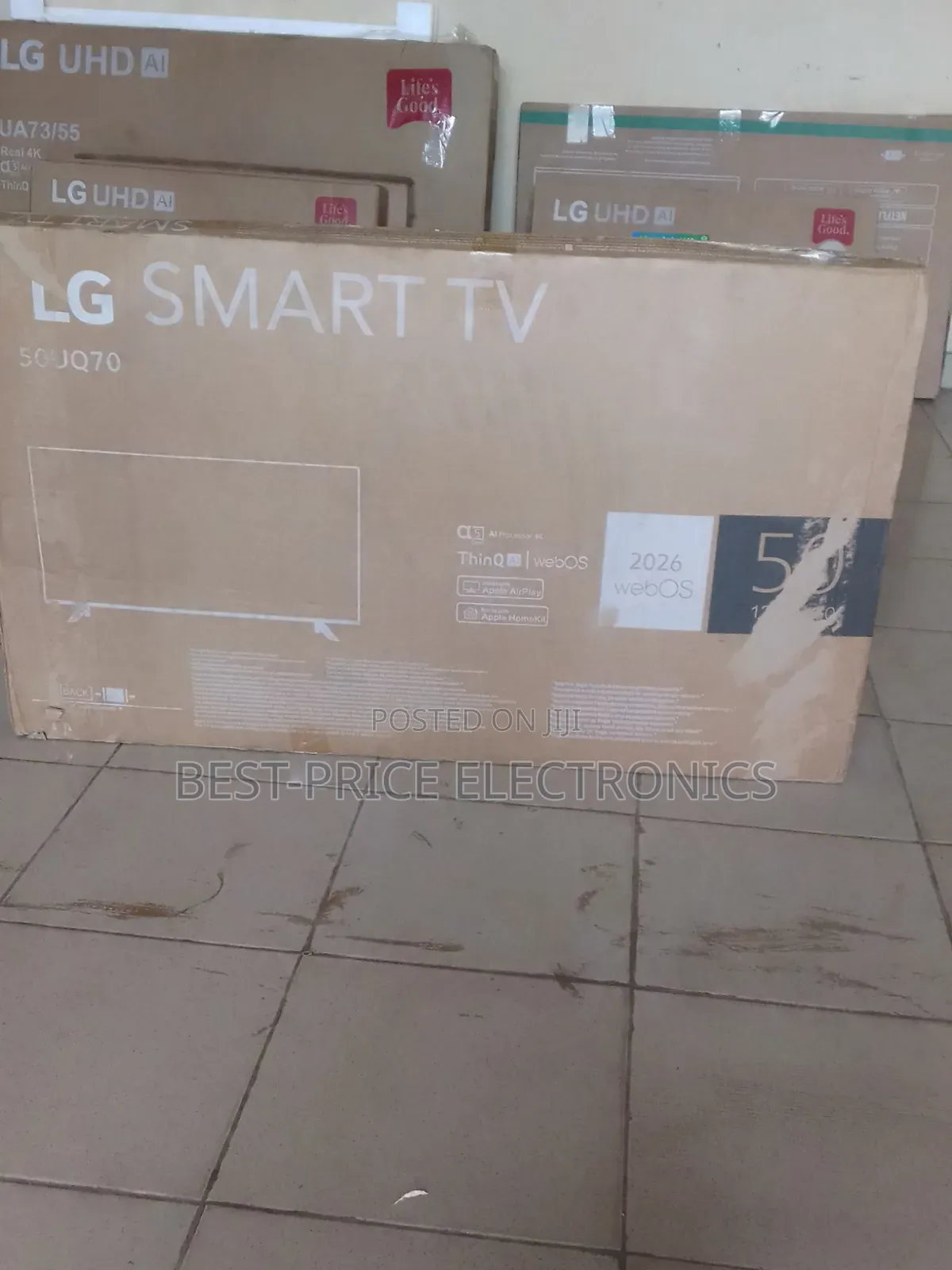 50 Inches LG WebOS Thinq UHD HDR With Full Smart TV Options