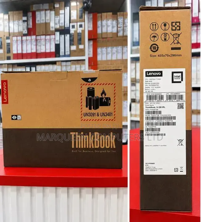 New Laptop Lenovo Thinkbook 14 8GB Intel Core i7 SSD 512GB