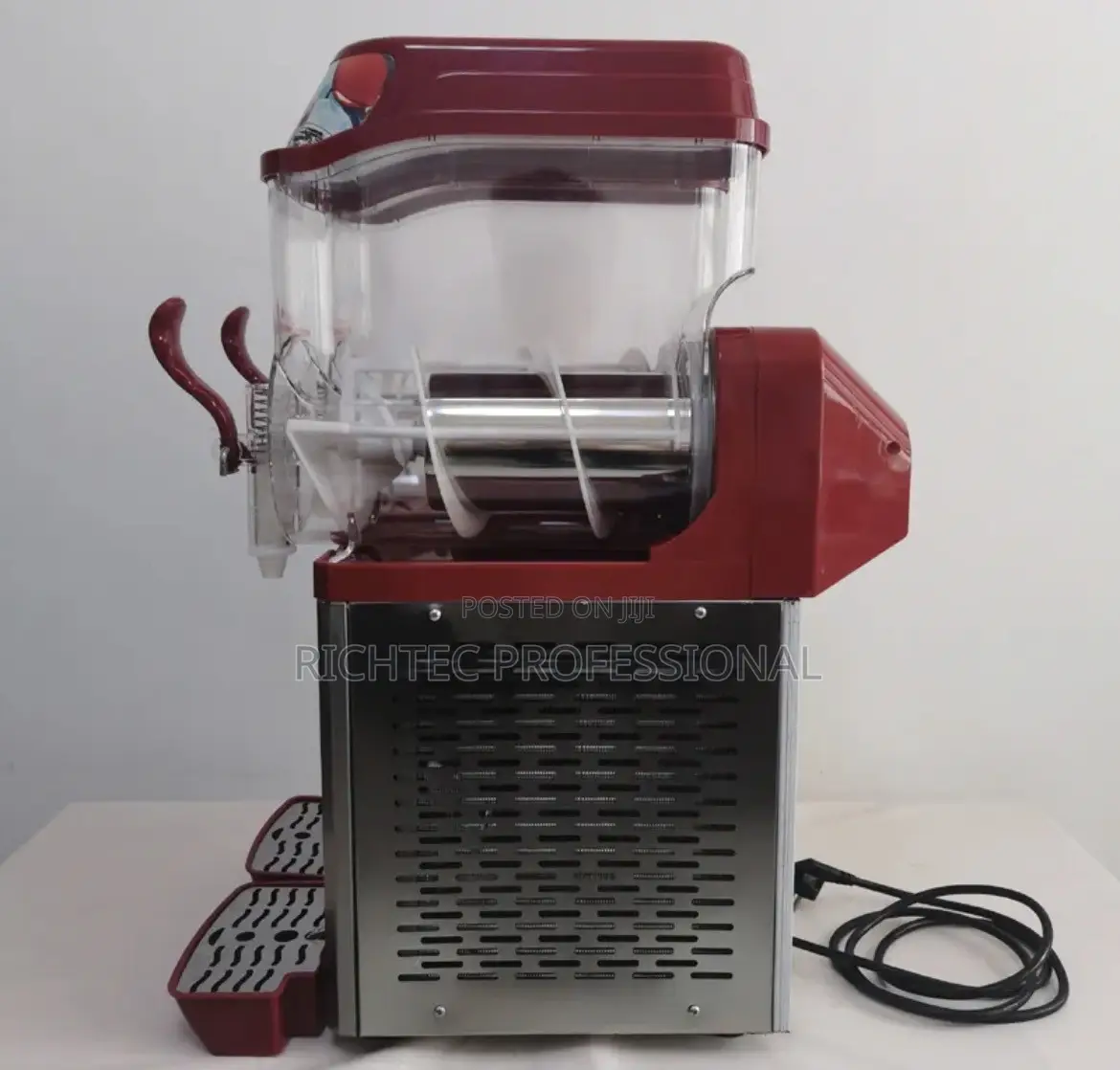Double-Tank Commercial Slushie Machine – Dual-Bowl Beverage Dispenser
