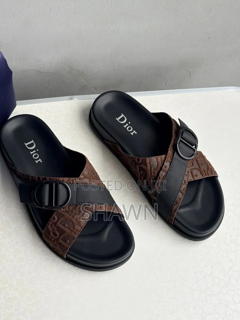 Christian Dior Cross Slippers