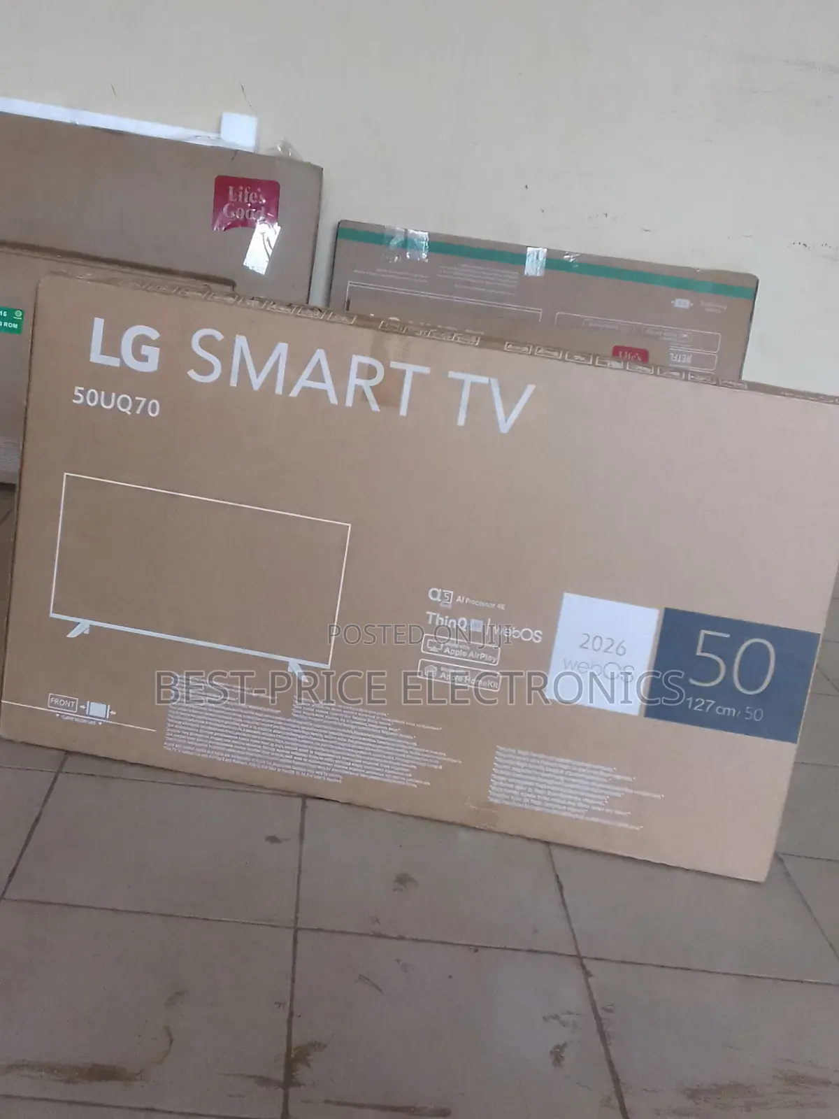 50 Inches LG WebOS Thinq UHD HDR With Full Smart TV Options