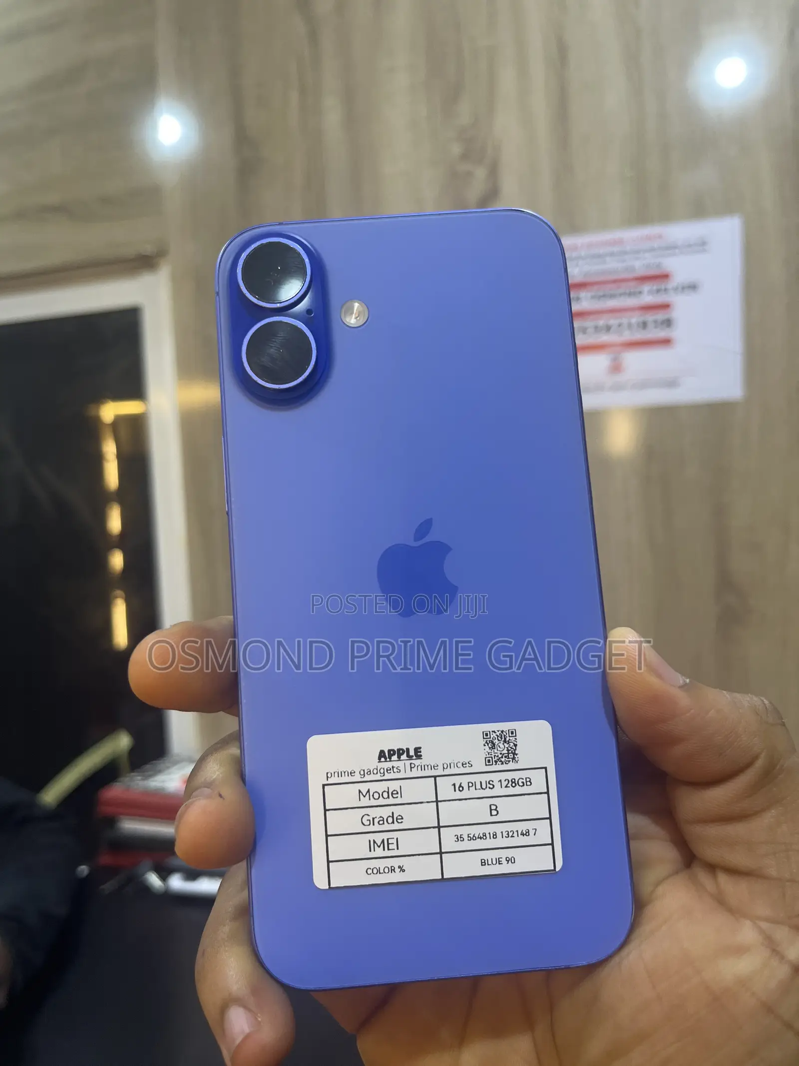 Apple iPhone 16 Plus 128 GB Blue