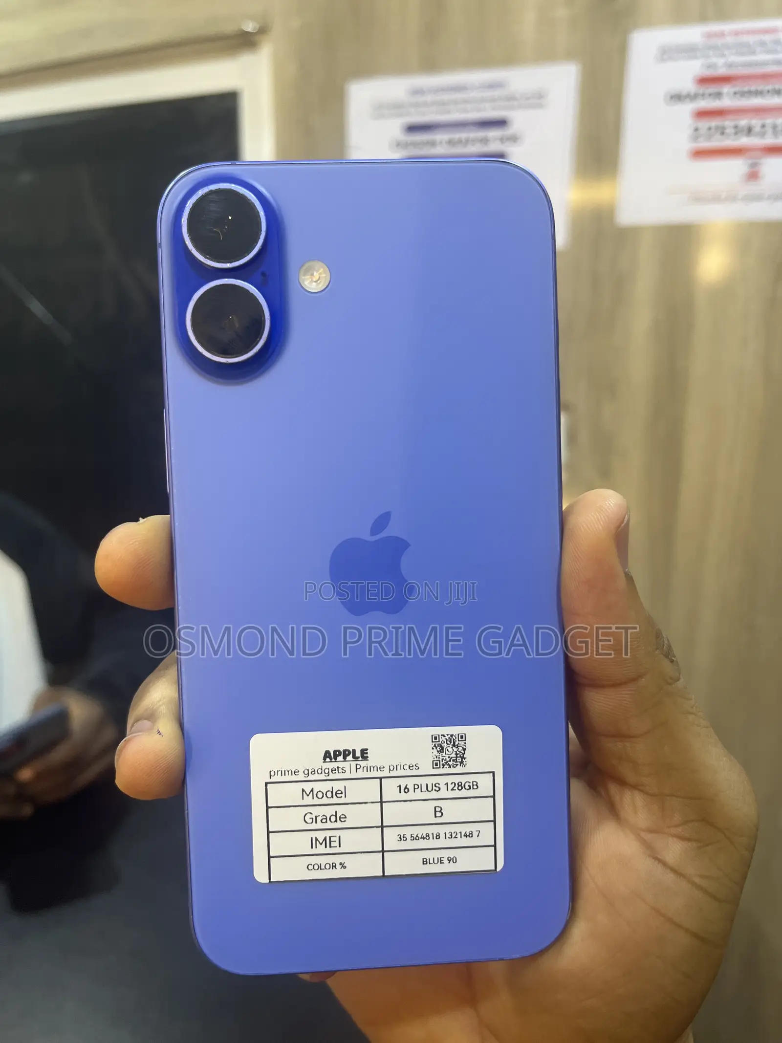 Apple iPhone 16 Plus 128 GB Blue