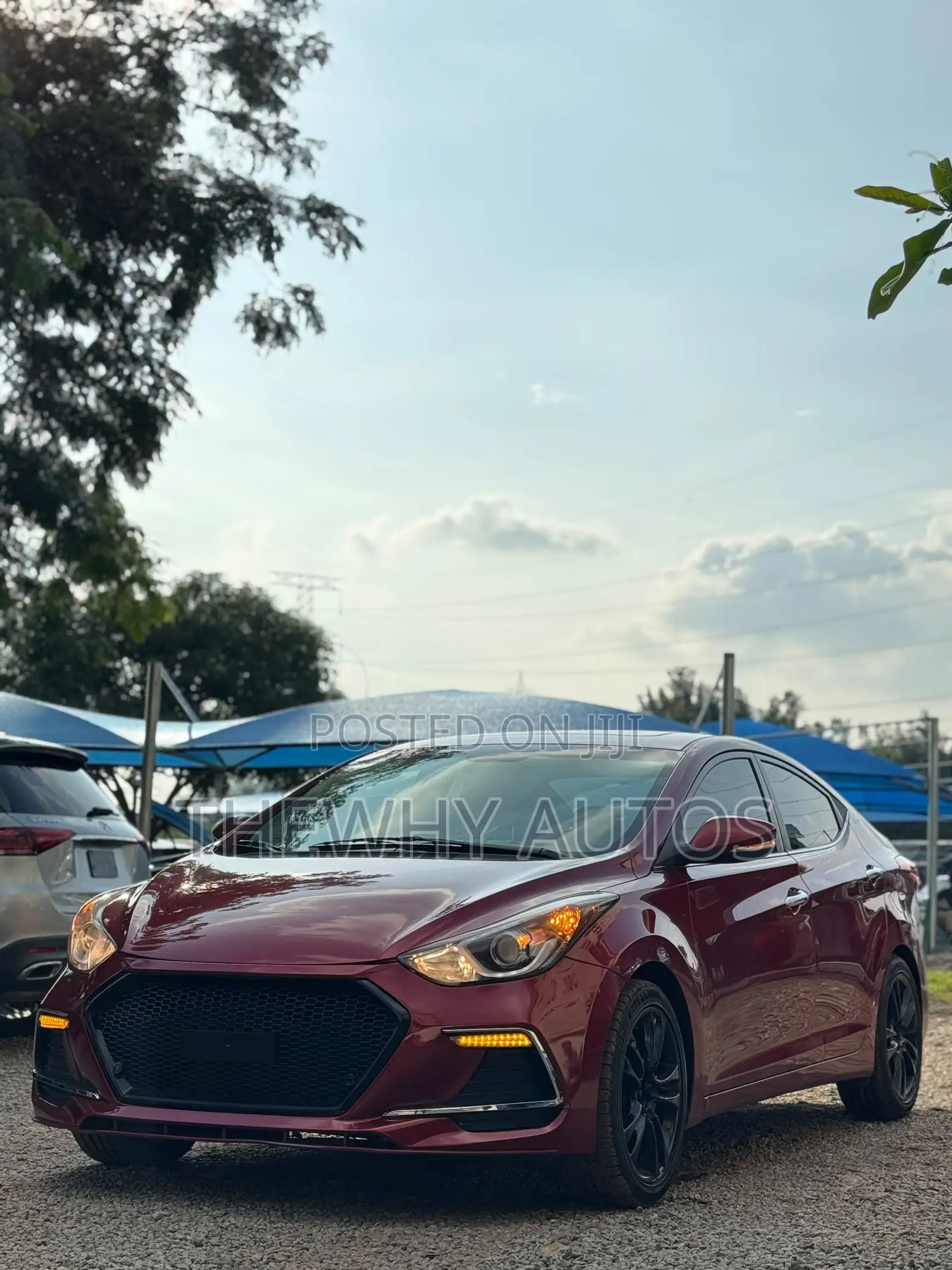 Hyundai Elantra Limited 4dr Sedan (1.8L 4cyl 6A) 2014 Red