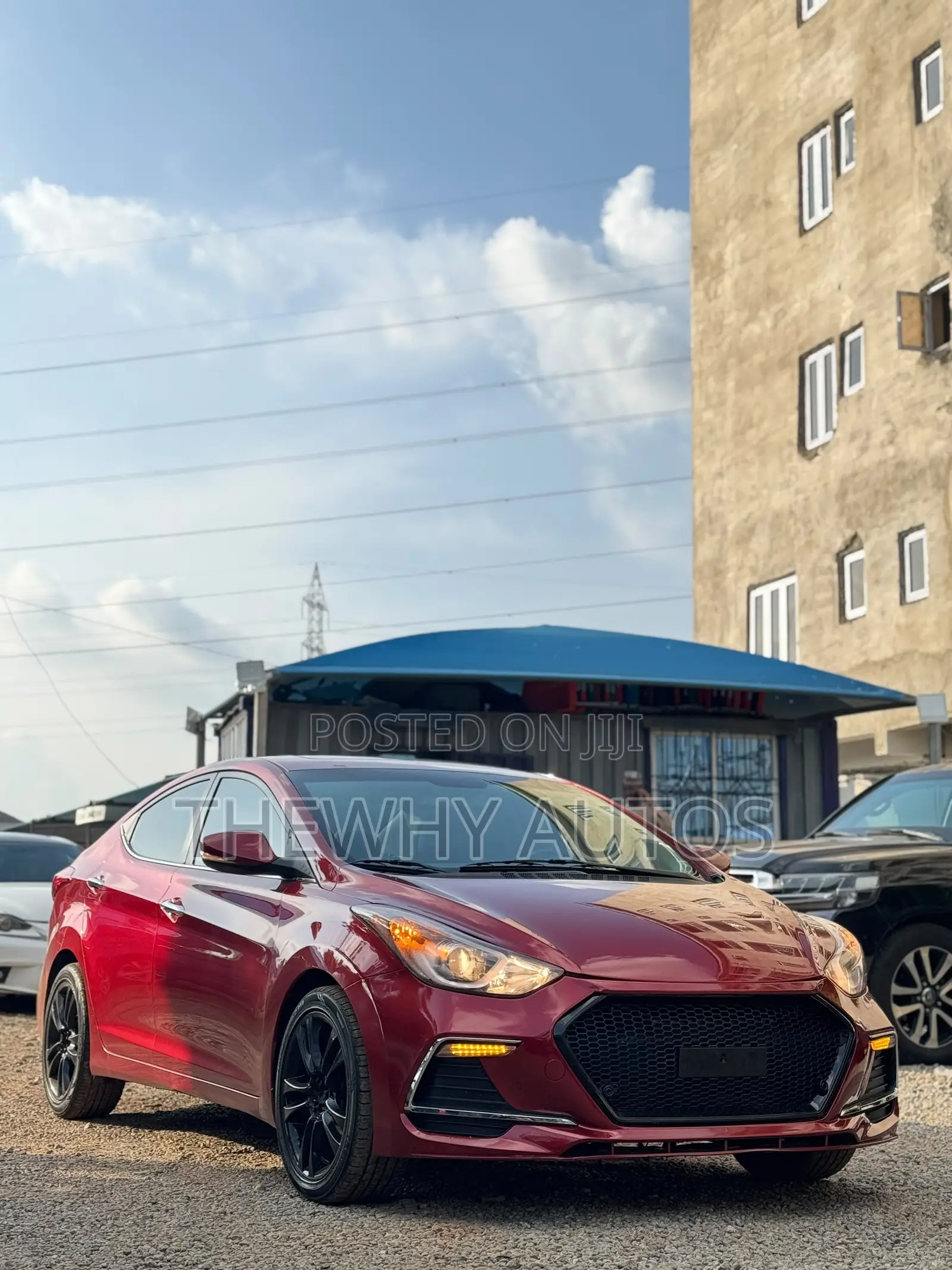 Hyundai Elantra Limited 4dr Sedan (1.8L 4cyl 6A) 2014 Red