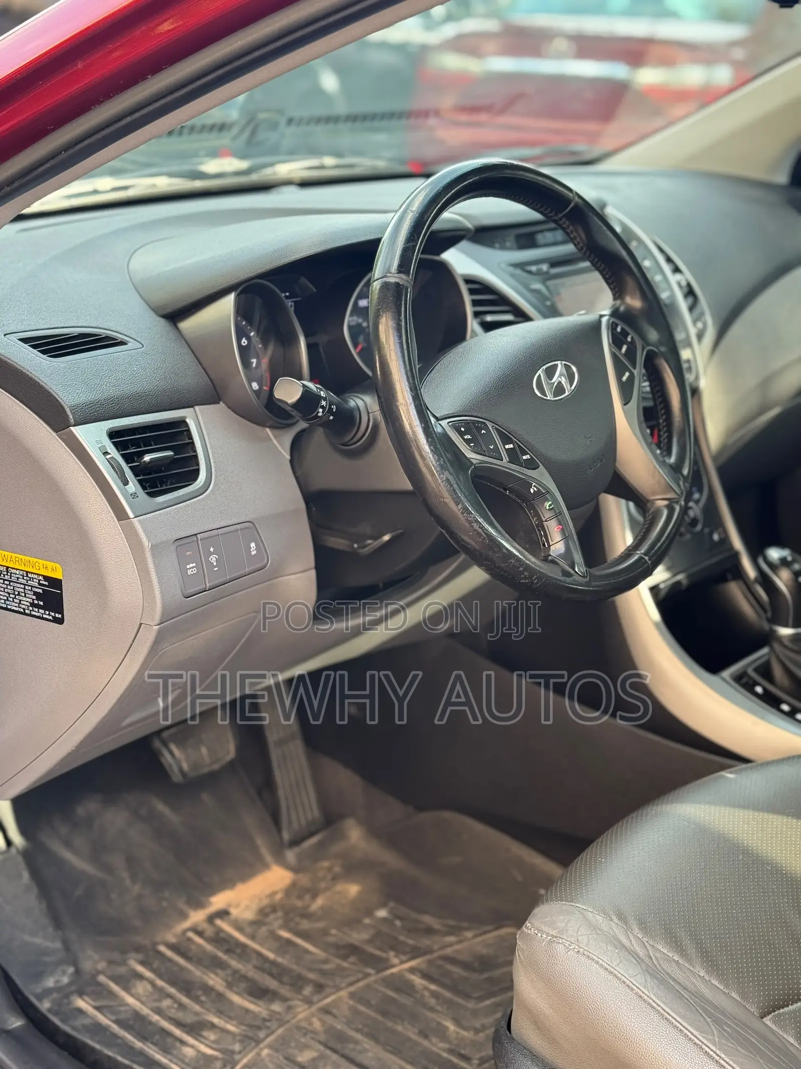Hyundai Elantra Limited 4dr Sedan (1.8L 4cyl 6A) 2014 Red