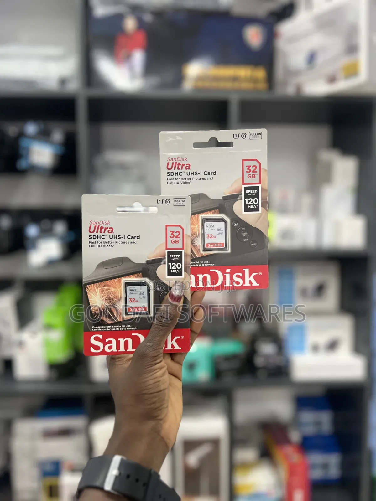 SanDisk 32GB Ultra SD Card 120mb/S | Goddafi Stores