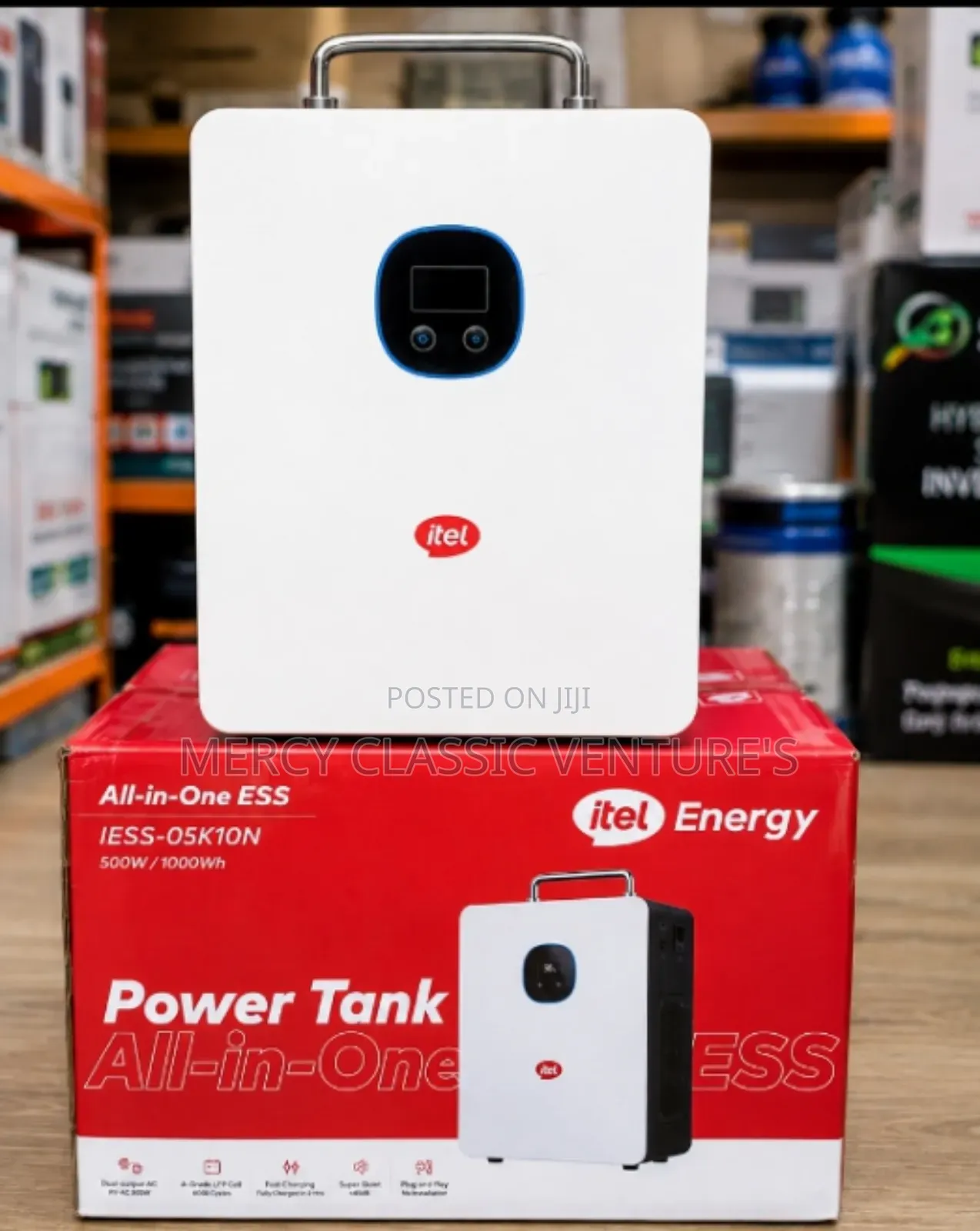 Itel Energy All-in-One ESS Power Tank 500W / 1000Wh