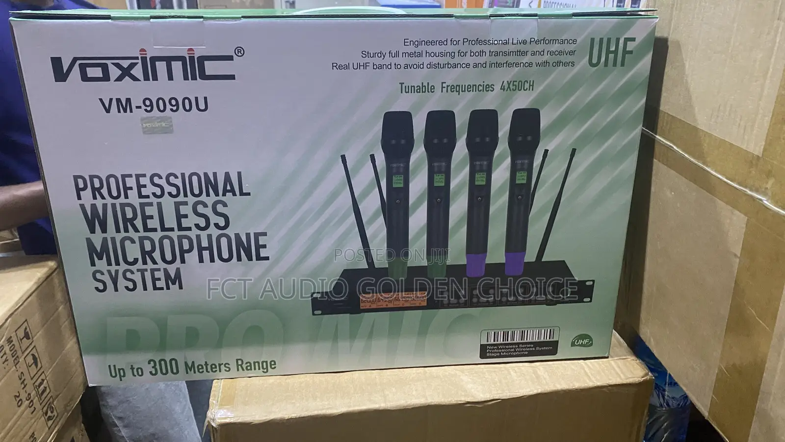 Voximic  Microphone 4 in 1 With Frequency Changer Vm 9090u