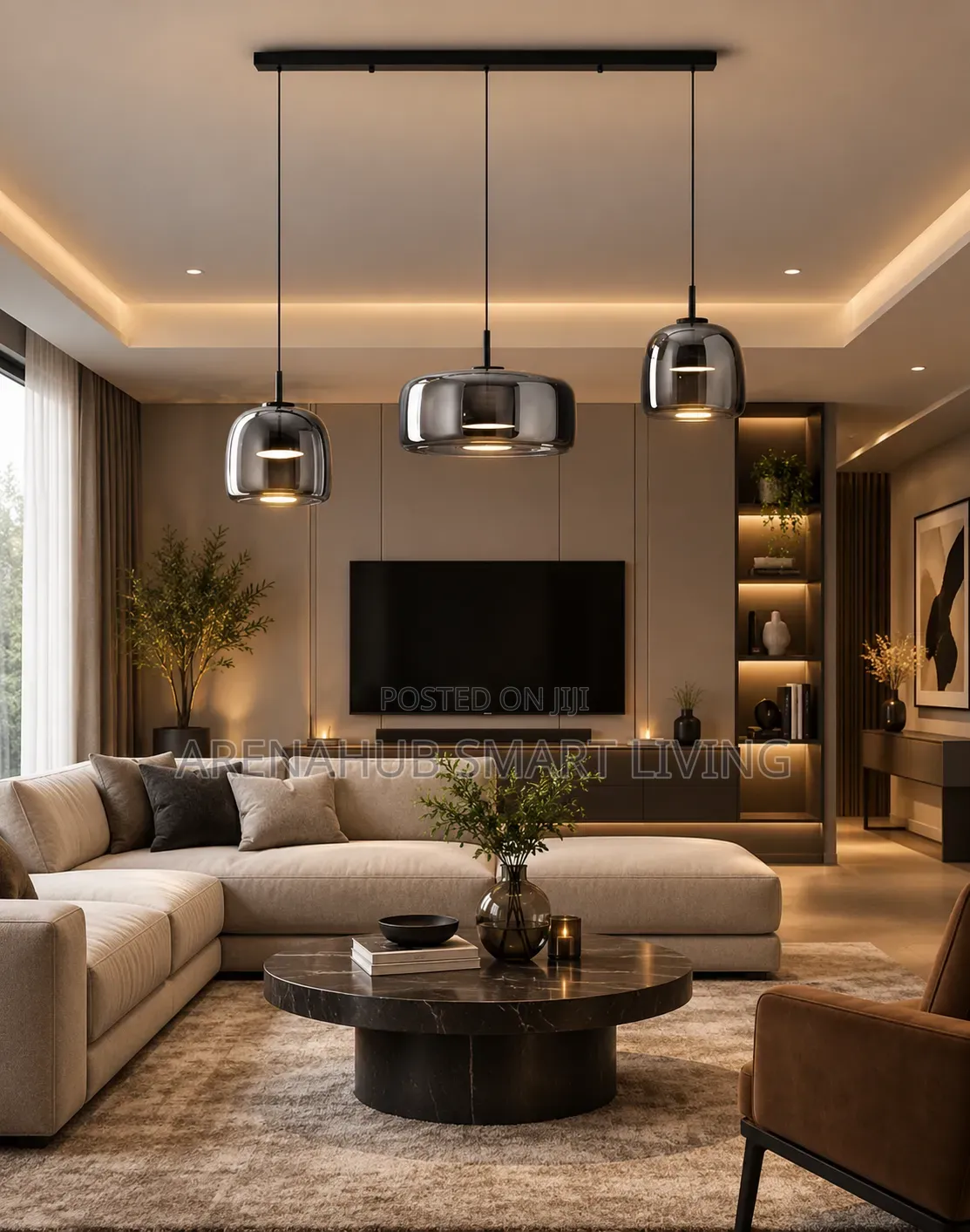Nordic LED Minimalistic Glass Pendant Light Modern Hanglamp