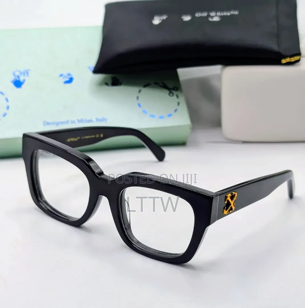 Off-White Luxury Black Sunglasses – Designer Frame