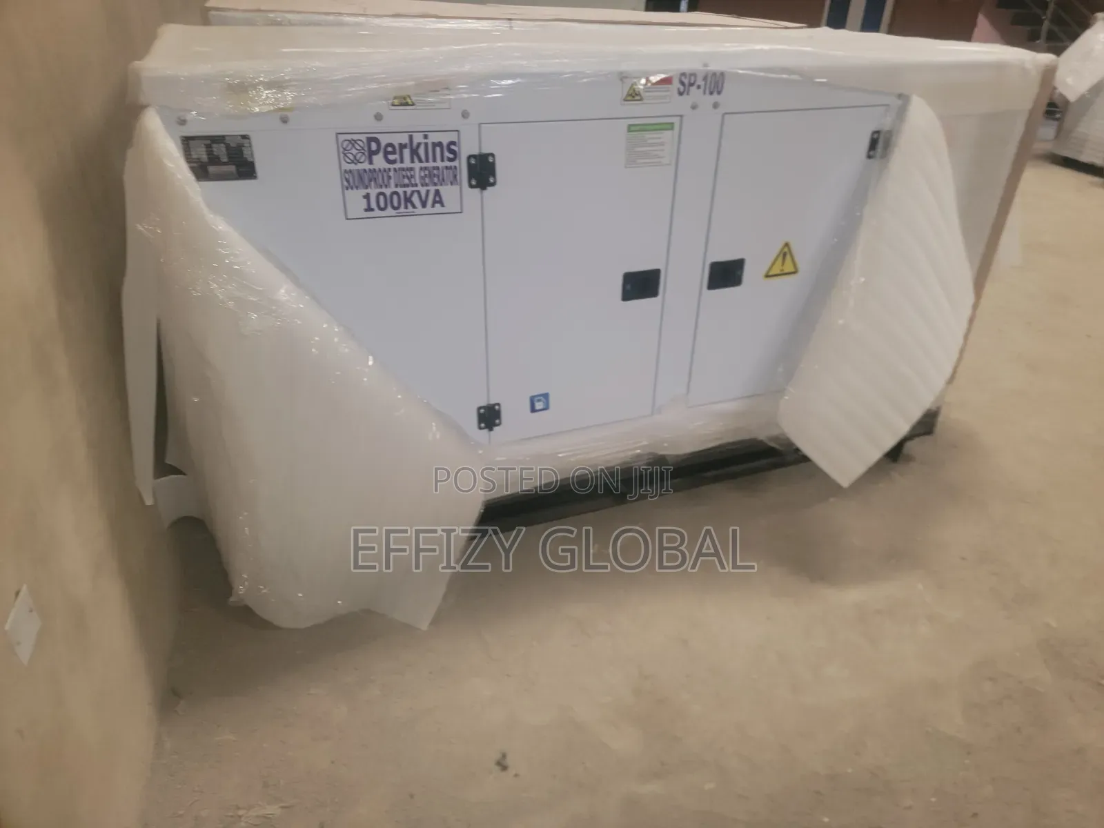 Original Perkins England 100kva Soundproof Diesel Generator 100%copper