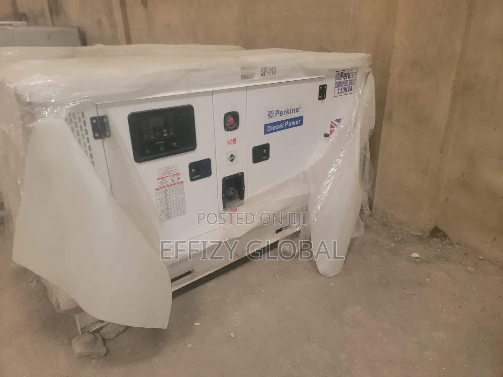 110kva Original Perkins UK🇬🇧 Soundproof Diesel Generator 100% Copper