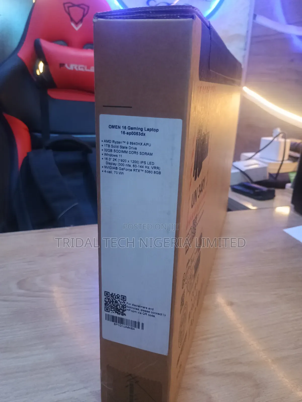 New Laptop HP Omen 16 32GB AMD Ryzen 9 SSD 1T