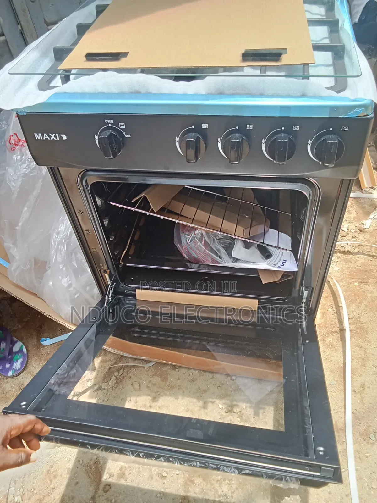Maxi 4in1 Gas Cooker With Ovum 60x60