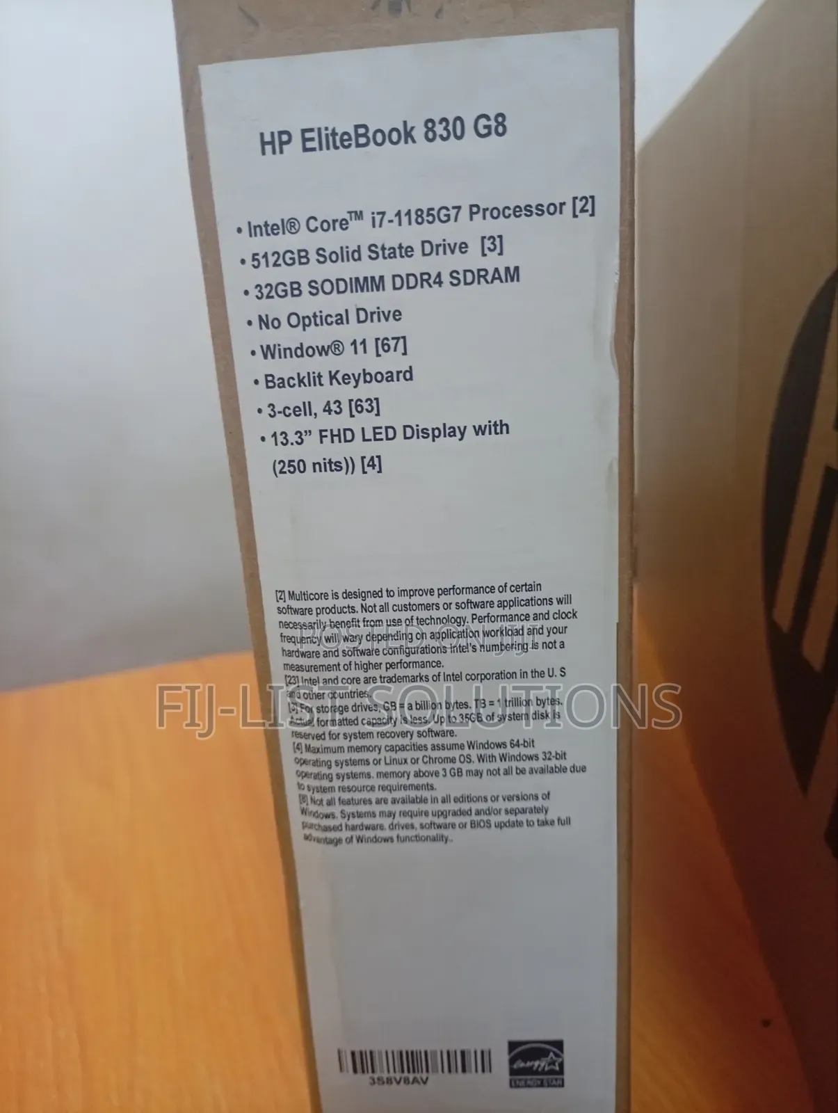New Laptop HP EliteBook 830 G8 32GB Intel Core i7 SSD 512GB