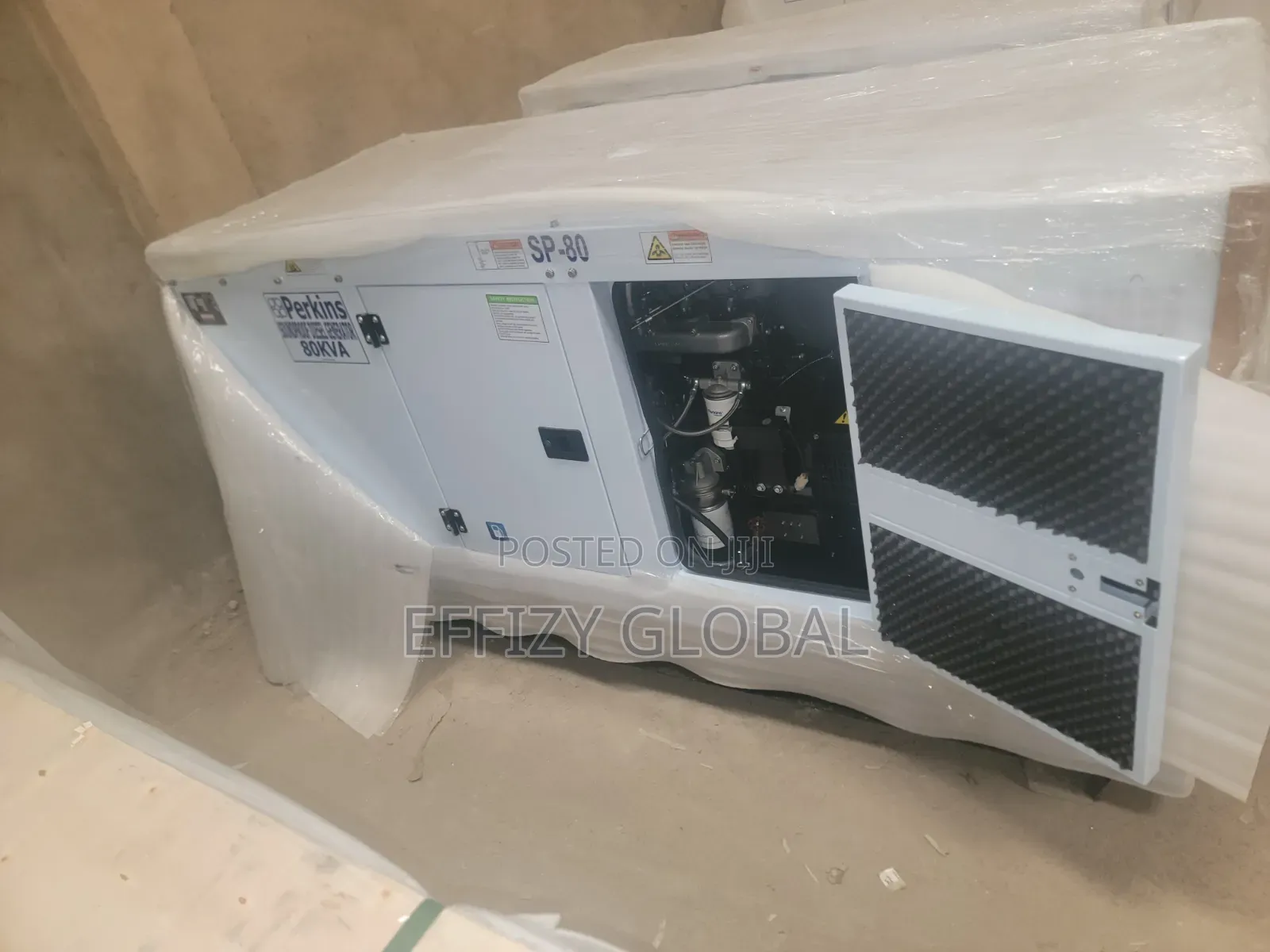 80kva Original Perkins UK🇬🇧 Soundproof Diesel Generator, 100% Copper