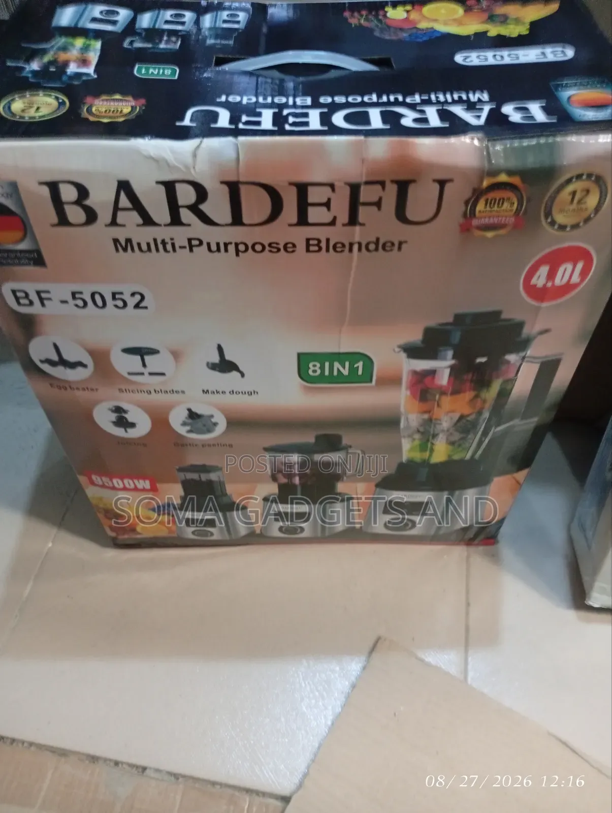 Bardefu Multipurpose Blender (8in 1)