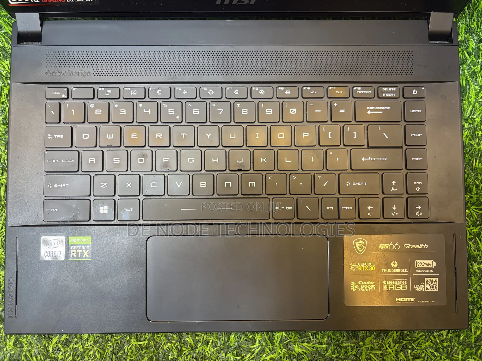 Laptop MSI GS66 Stealth 10UG 16GB Intel Core i7 SSD 512GB