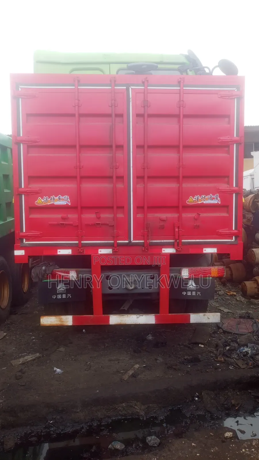 12 Tyres Howo Rigid Truck 30 Tons