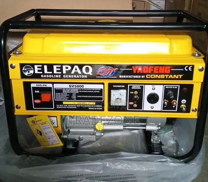 Elepaq Constant SV5800, 3.5kva Manual Generator