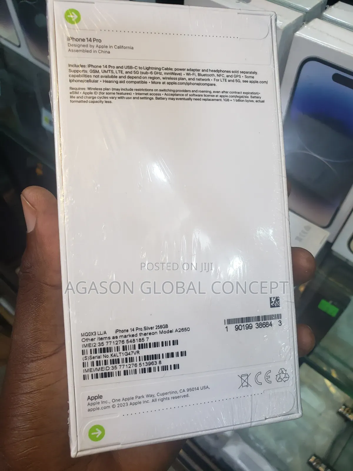 New Apple iPhone 14 Pro 256 GB Silver