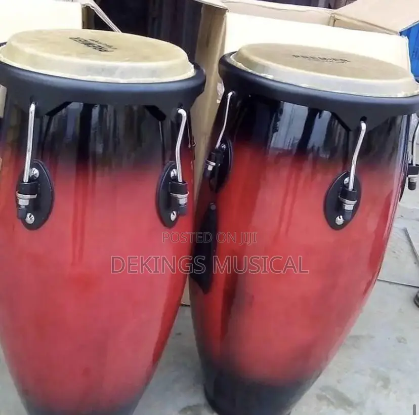 Premier English Conga Drum Set (Sunburst Finish).