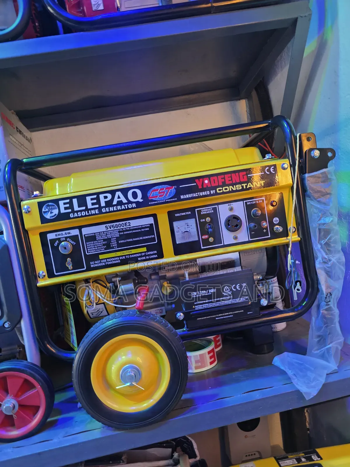 (4.5kva)Original Elepaq Constant Petrol Generator 100% Copper Coil