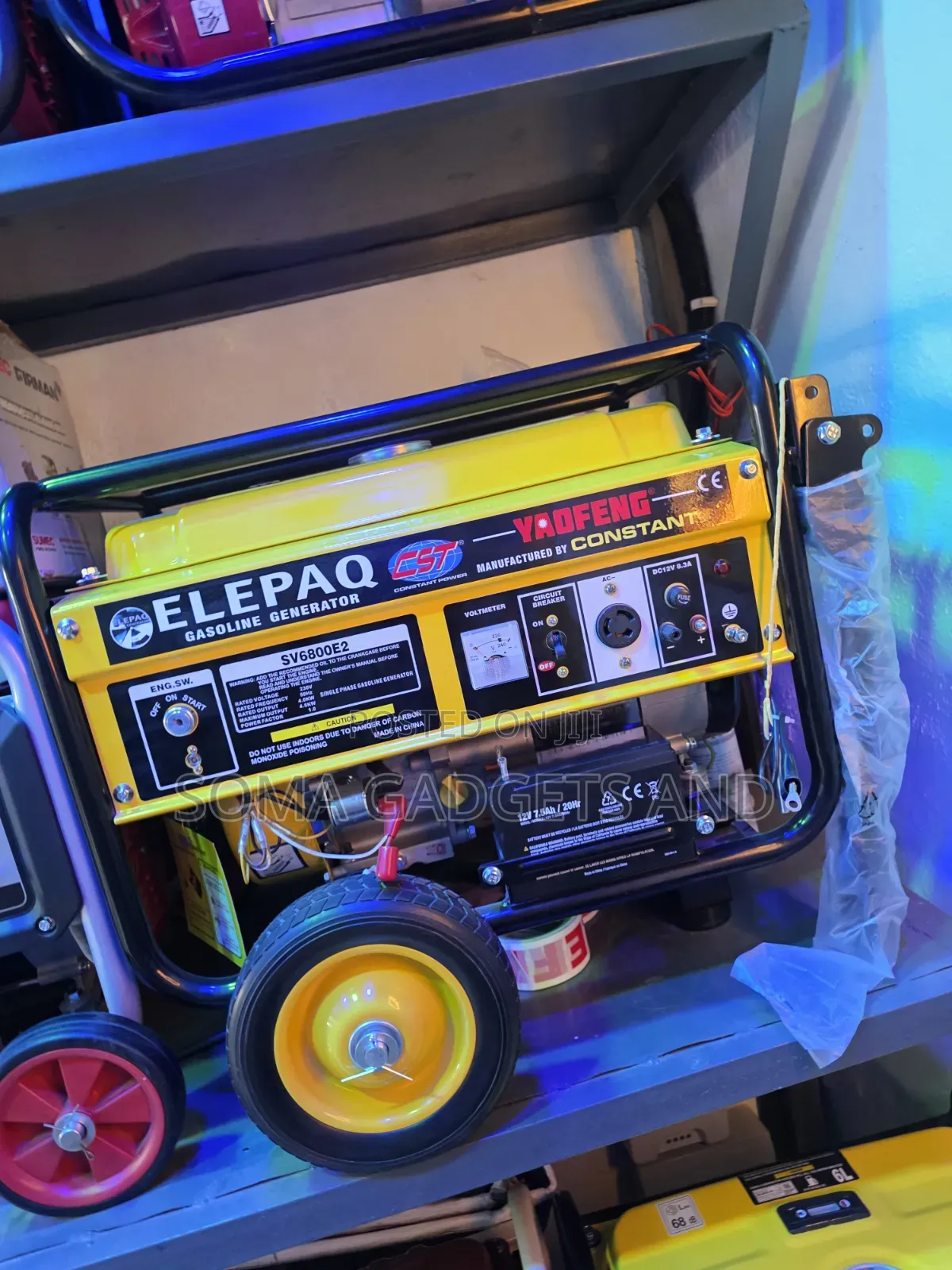 This Is Original Elepaq Constant Petrol Gen 4.5kva 100%copper Coil