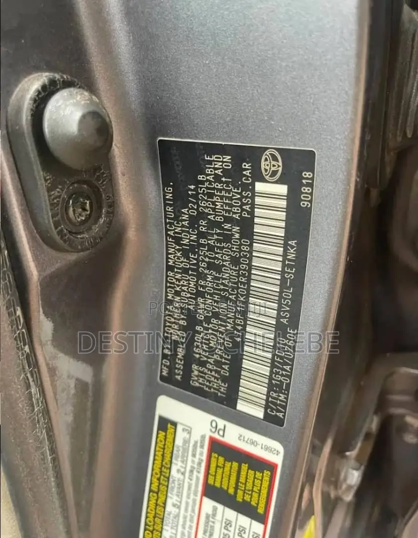 Toyota Camry 2014 Silver
