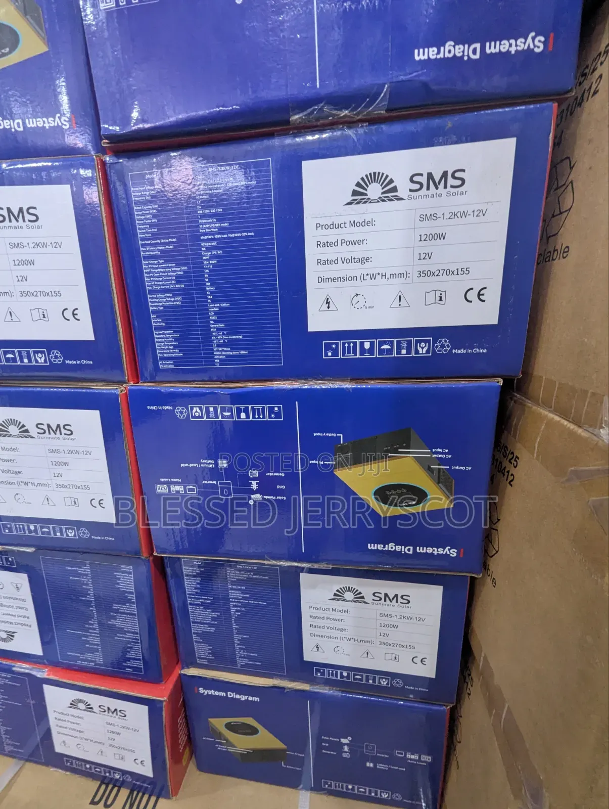 SMS 1.2kva 12v Hybrid Solar Inverters Available in Stock.